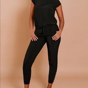 Albion Fit Black Jumpsuit
